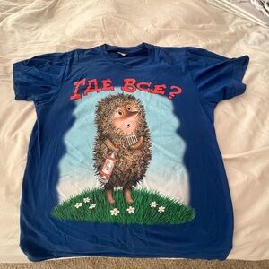 Russian “Hedgehog in Fog” Graphic Tee RARE